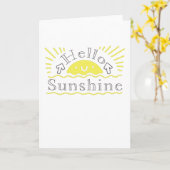 Ongelofelijk zomerontwerp kaart (Gele Bloem)