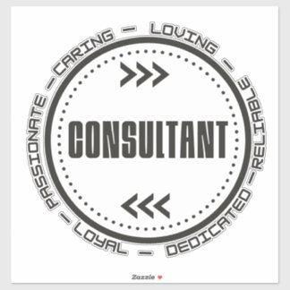 Ongelofelijke consultant sticker