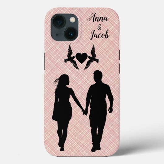 Ongelofelijke, coole, Roze, Cuple, Valentijn dag Case-Mate iPhone Case (Achterkant)
