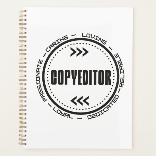 Ongelofelijke Copyeditor Planner (Voorkant)
