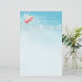 Ongelofelijke liefde briefpapier (Staand voorkant)