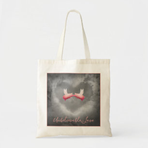 Ongelofelijke liefdesvliegende pigs Kiss Tote Bag