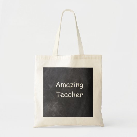 Ongelofelijke ontwerpredikant van docent-alkboard tote bag (Voorkant)