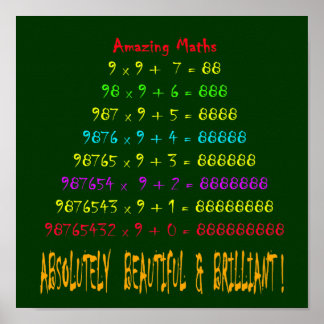 Ongelofelijke Wiskunde reeks 3 Poster