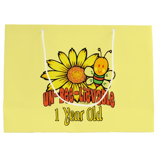 Ongelooflijk 1 jaar oud - 1 dag groot cadeauzakje (Achterkant)