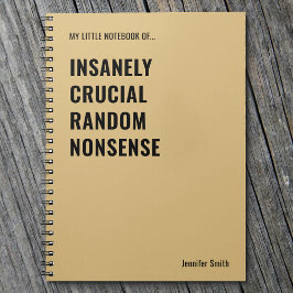 Ongelooflijk Crucial Funny Quote Kantoor Notitieboek