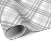 Ongelooflijk gecontroleerd patroon van grijs cadeaupapier (Rol Hoek)