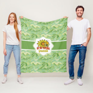 Ongelooflijk kleinkind Zonnebloemen en bijen Fleece Deken