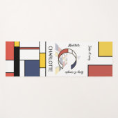 Ongelooflijk neoplasticisme Art Monogram. Brief C Yogamat (Voorkant (horizontaal))