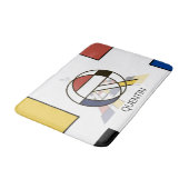 Ongelooflijk neoplasticisme Art Monogram. Brief Q Badmat (Gekanteld)