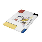 Ongelooflijk neoplasticisme Art Monogram. Brief R Badmat (Gekanteld)