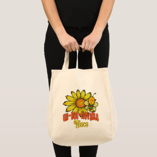 Ongelooflijk nichtbloemen en bijen tote bag