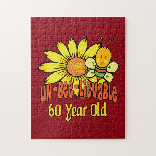Ongelooflijke 60e verjaardag cadeautjes legpuzzel (Verticaal)