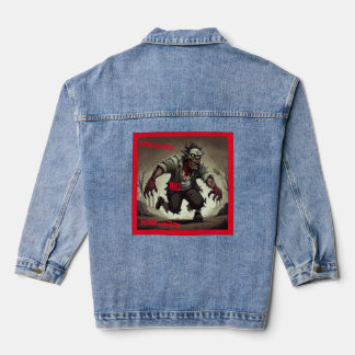 Ongelooflijke Grote Demon Run Vrouwen Custom Denim Denim Jacket
