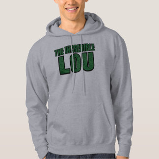 Ongelooflijke Lou - Groene Baksteenpatroon Typogra Hoodie