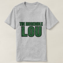 Ongelooflijke Lou - Groene Baksteenpatroon Typogra