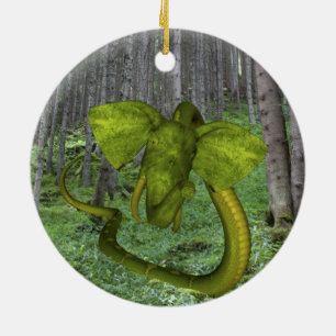 Ongelooflijke olifant Python Keramisch Ornament
