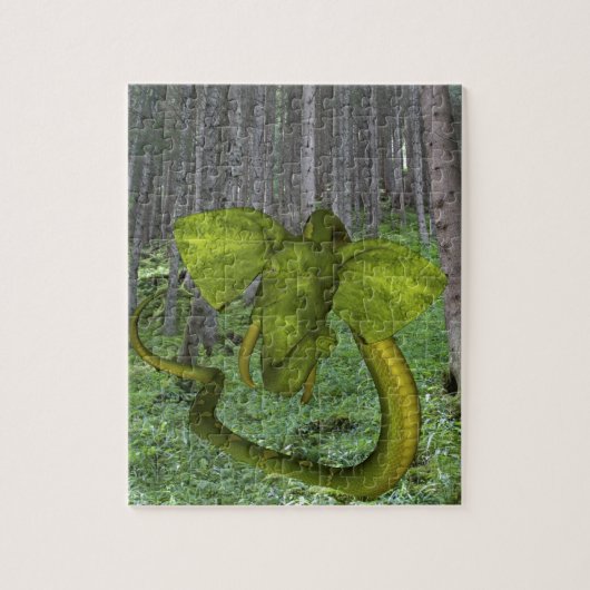 Ongelooflijke olifant Python Legpuzzel (Verticaal)