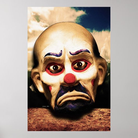 Ongelukkig Clown Poster (Voorkant)