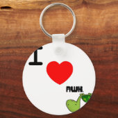 ongemakkelijke schildpad sleutelhanger (Voorkant)