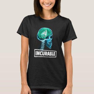 Ongeneeslijke Zeilbootkapitein Schedel Röntgen Sch T-shirt