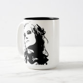 ongenoemd tweekleurige koffiemok (Voorkant links)