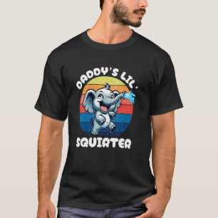 Ongepast Grappige Papa's Kleine Spuitende Embarras T-shirt