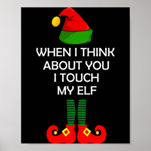 Ongepast Kerstshirt Grappig Kerstmis Poster