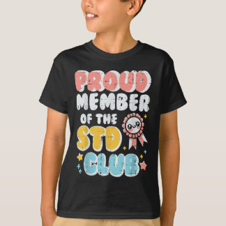 Ongepast trotse lid van club Humor grap Mannen T-shirt
