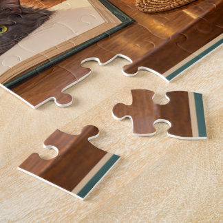 Ongeplande Boekclubleeskattenpuzzel Legpuzzel