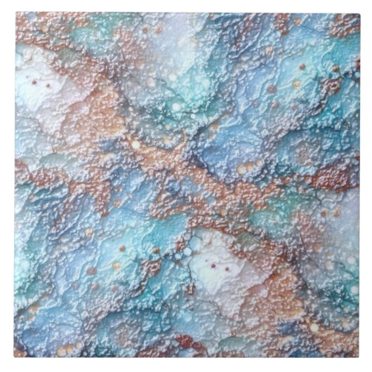 ongepolijst marmer tegeltje (Voorkant)