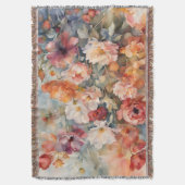 ongerepte bloemen deken (Voorkant Verticaal)