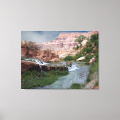 Ongerepte kunstafdrukken voor waterval op Canvas (Voorkant)