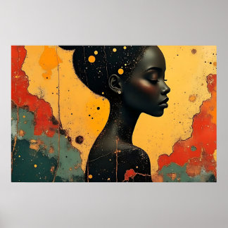 Ongeruste Muurkunst Poster