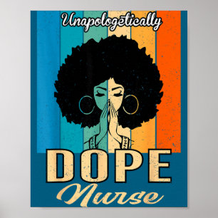 Ongeschokt verpleegster vintage - juneteenth verpl poster