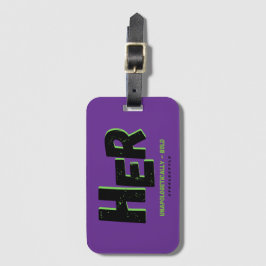 Ongeschonden HER Bagage Label