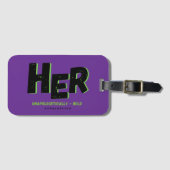 Ongeschonden HER Bagage Label (Voorkant (horizontaal))