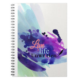 Ongeschreven gedachtenjournaal notitieboek