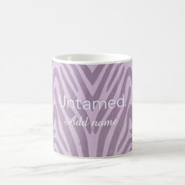 Ongetemde zebraprint koffiemok