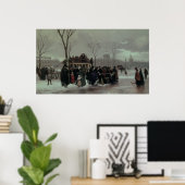 ongeval met Paris Bus Poster (Thuiskantoor)