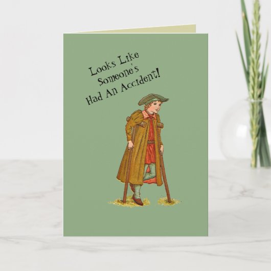 ONGEVALLEN HUMOR/"ZIET ERUIT DAT IEMAND EEN ONGEVA KAART (Voorkant)