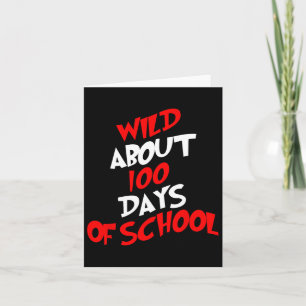 Ongeveer 100 dagen school 100e dag leraar student kaart