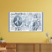 ongeveer 1912 Tsaristisch Rusland 500 roebelwet Canvas Afdruk (Insitu (Woonkamer))