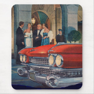 ongeveer 1960 rode Cadillac grille Muismat
