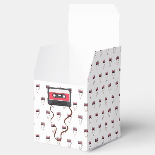 Ongewikkeld Cassettebandje Mixtapeband Retro  Bedankdoosjes (Geopend)
