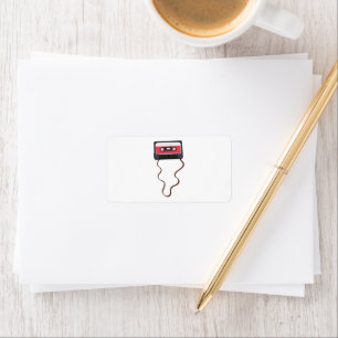 Ongewikkeld Cassettebandje Mixtapeband Retro  Etiket