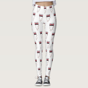 Ongewikkeld Cassettebandje Mixtapeband Retro  Leggings