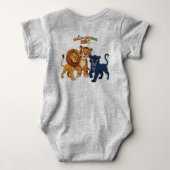 Ongewoon Dierenpark Romper (Achterkant)