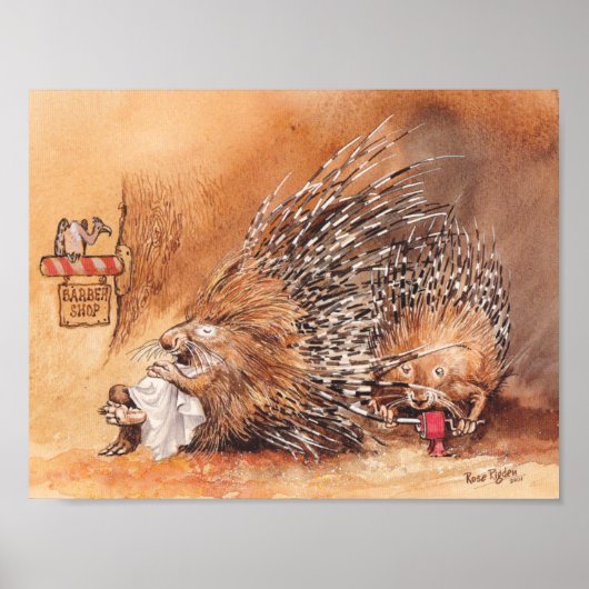 ongewoon kapsel poster (Voorkant)