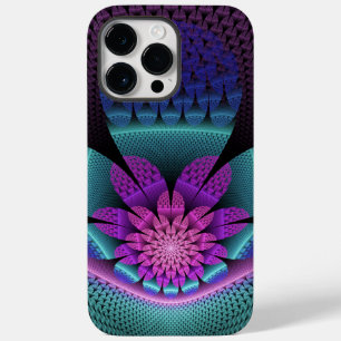 Ongewoon patroon Kleurrijke Fantasie Bloem Fractal Case-Mate iPhone 14 Pro Max Hoesje